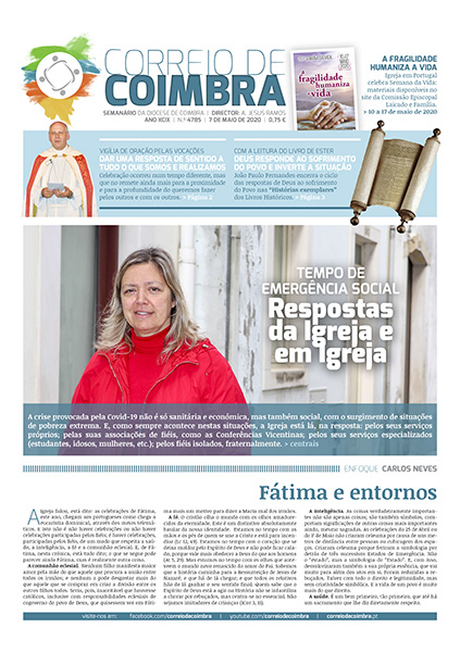 Capa Jornal Correio de Coimbra 4785 - 7 maio 2020