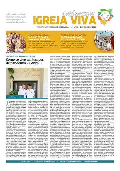 Capa Suplemento Correio de Coimbra 4793 - 2 julho 2020