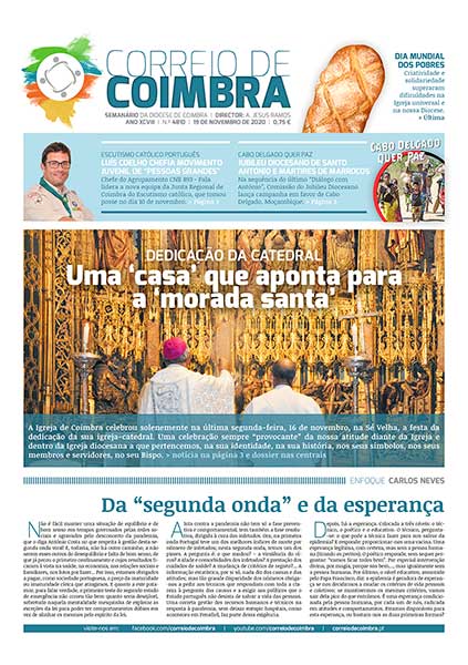 Capa Jornal Correio de Coimbra 4810 - 19 novembro 2020