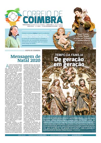 Capa Jornal Correio de Coimbra 4814 - 17 dezembro 2020