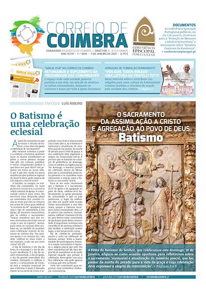 Capa Jornal Correio de Coimbra 4816 - 7 janeiro 2021