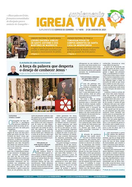 Capa Suplemento Correio de Coimbra 4818 - 21 janeiro 2020