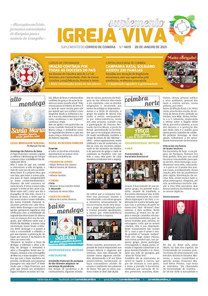 Capa Suplemento Correio de Coimbra 4819 - 28 janeiro 2020