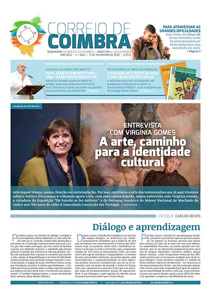 Capa Jornal Correio de Coimbra 4821 - 11 fevereiro 2021