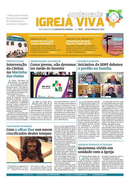 Capa Suplemento Correio de Coimbra 4827 - 25 março 2021