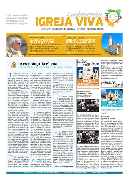 Capa Suplemento Correio de Coimbra 4828 - 1 abril 2021