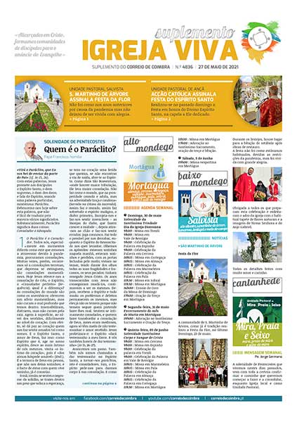 Capa Suplemento Correio de Coimbra 4836 - 27 maio 2021