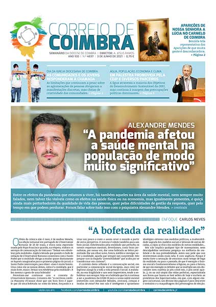 Capa Jornal Correio de Coimbra 4837 - 3 junho 2021