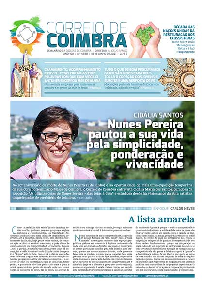 Capa Jornal Correio de Coimbra 4838 - 10 junho 2021