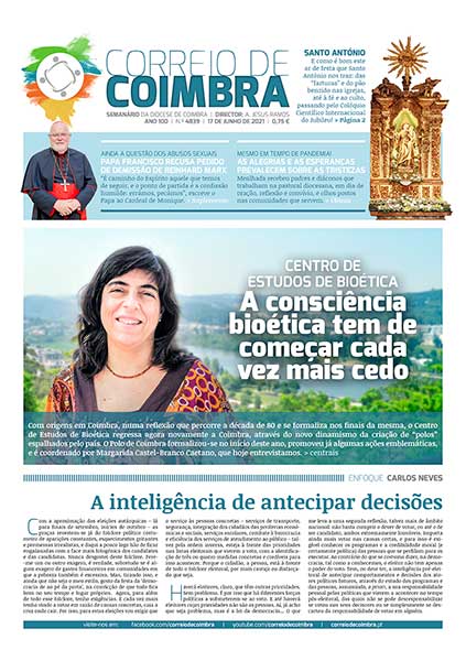 Capa Jornal Correio de Coimbra 4839 - 17 junho 2021