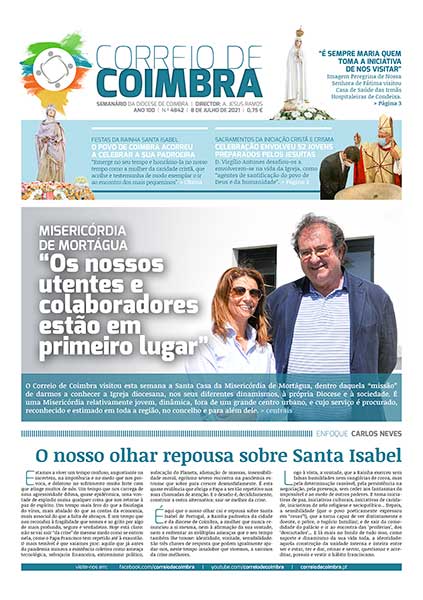 Capa Jornal Correio de Coimbra 4842 - 8 julho 2021