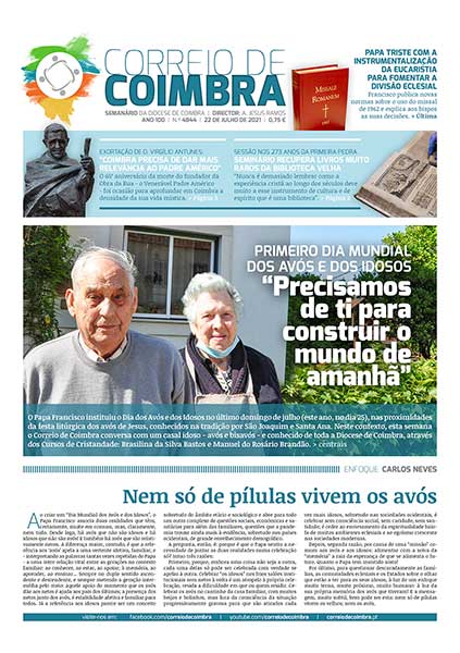 Capa Jornal Correio de Coimbra 4844 - 22 julho 2021