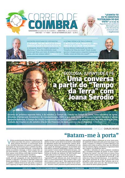 Capa Jornal Correio de Coimbra 4851 - 30 setembro 2021