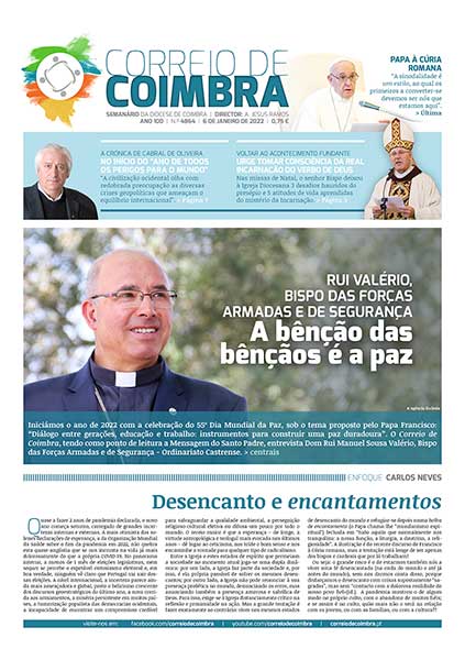 Capa Jornal Correio de Coimbra 4864 - 6 janeiro 2022