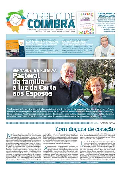Capa Jornal Correio de Coimbra 4865 - 13 janeiro 2022