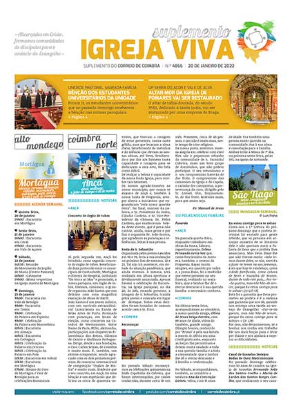 Capa Suplemento Correio de Coimbra 4866 - 20 janeiro 2022