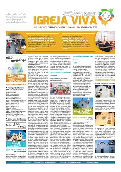 Capa Suplemento Correio de Coimbra 4868 - 3 fevereiro 2022