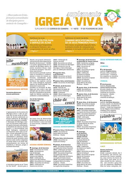 Capa Suplemento Correio de Coimbra 4870 - 17 fevereiro 2022