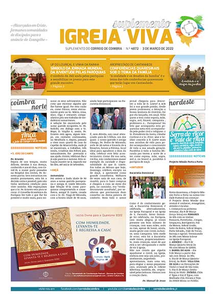 Capa Suplemento Correio de Coimbra 4872 - 3 março 2022
