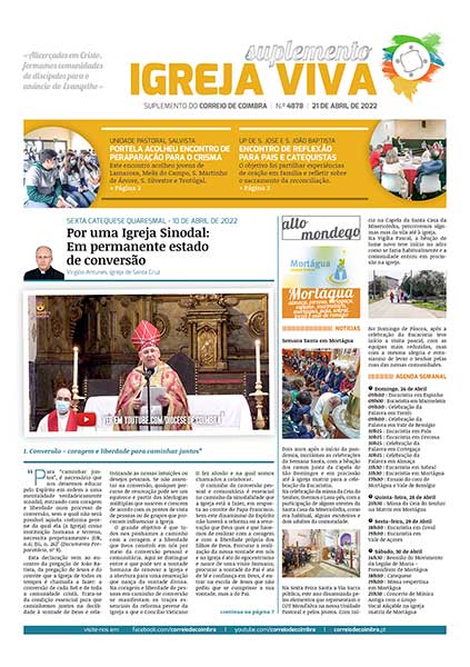 Capa Suplemento Correio de Coimbra 4878 - 21 abril 2022