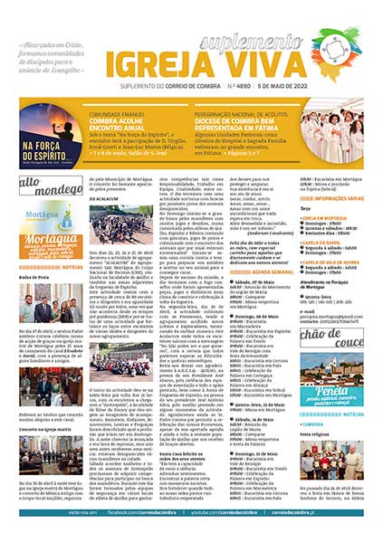Capa Suplemento Correio de Coimbra 4880 - 5 maio 2022