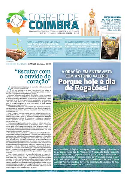 Capa Jornal Correio de Coimbra 4883 - 26 maio 2022