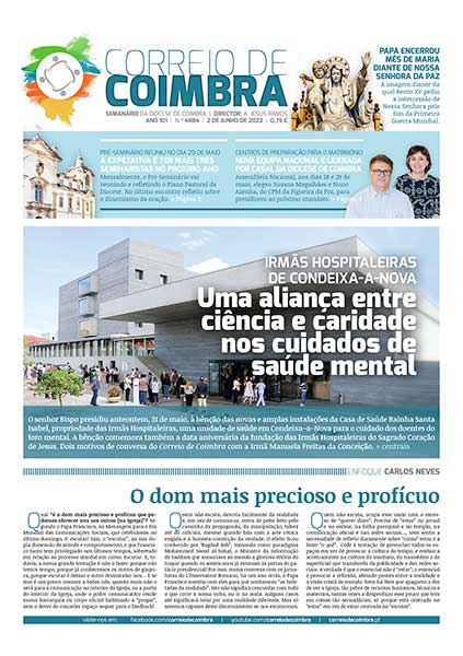 Capa Jornal Correio de Coimbra 4884 - 2 junho 2022
