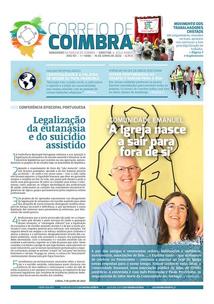 Capa Jornal Correio de Coimbra 4886 - 16 junho 2022