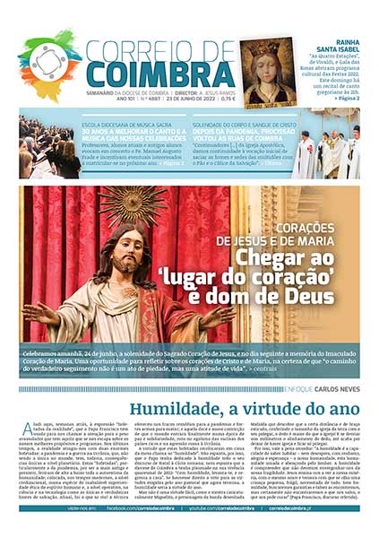 Capa Jornal Correio de Coimbra 4887 - 23 junho 2022