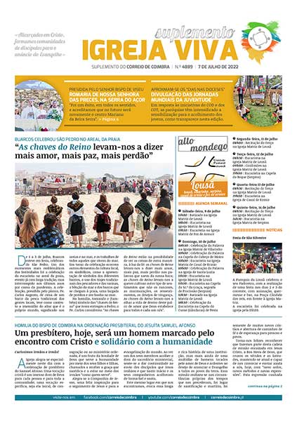 Capa Suplemento Correio de Coimbra 4889 - 7 julho 2022
