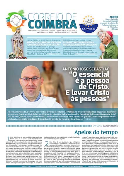 Capa Jornal Correio de Coimbra 4890 - 14 julho 2022