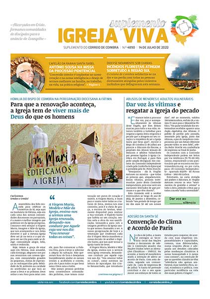 Capa Suplemento Correio de Coimbra 4890 - 14 julho 2022