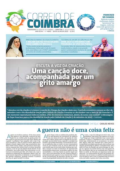 Capa Jornal Correio de Coimbra 4892 - 28 julho 2022