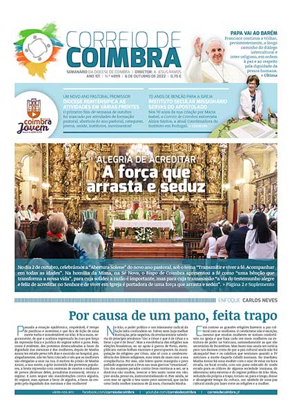 Capa Jornal Correio de Coimbra 4899 - 6 outubro 2022