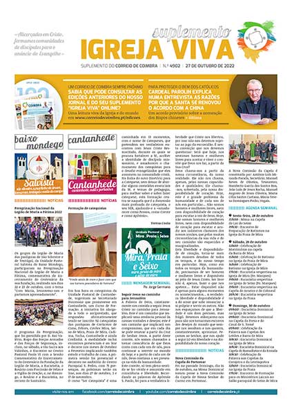 Capa Suplemento Correio de Coimbra 4902 - 27 outubro 2022