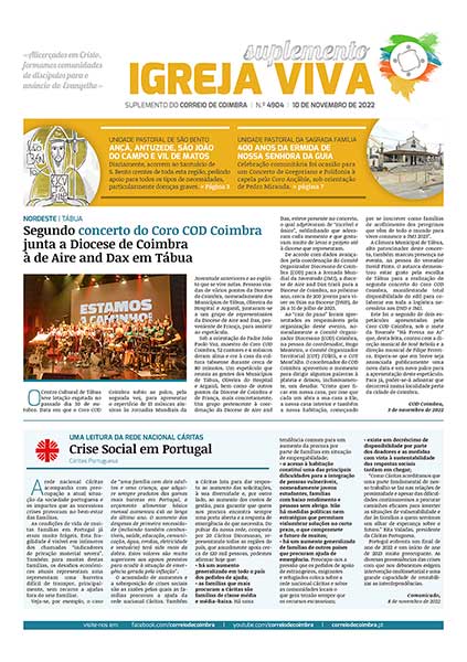 Capa Suplemento Correio de Coimbra 4904 - 10 novembro 2022