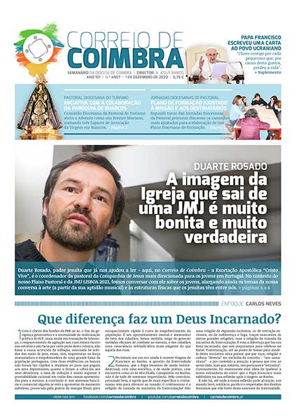 Capa Jornal Correio de Coimbra 4907 - 1 dezembro 2022