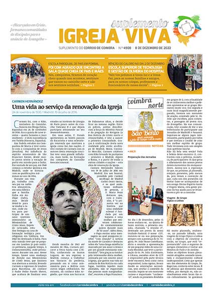 Capa Suplemento Correio de Coimbra 4908 - 8 dezembro 2022