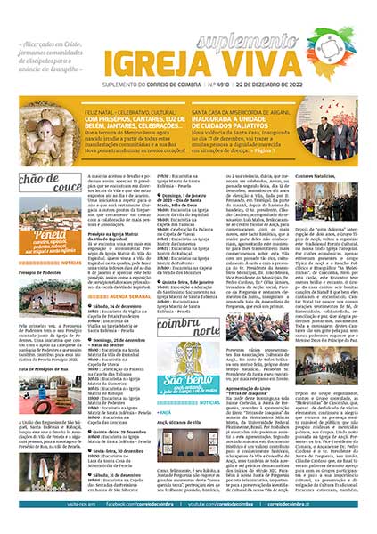 Capa Suplemento Correio de Coimbra 4910 - 22 dezembro 2022