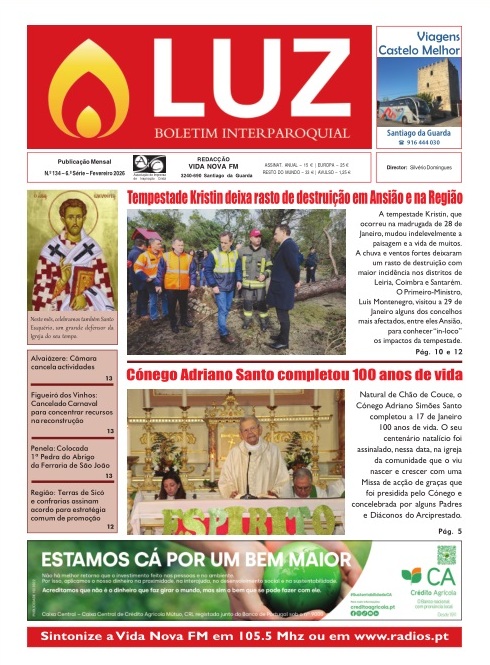 Foto: Capa de fevereiro de 2026