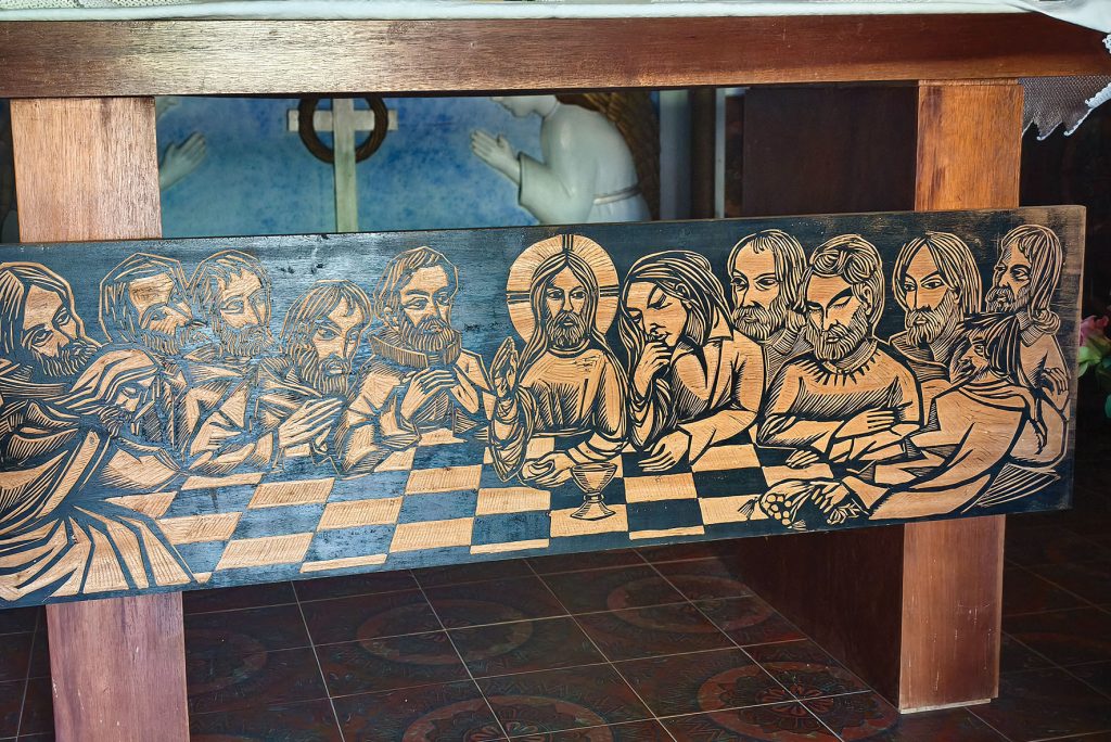 Xilogravura na capela da Mata, Pampilhosa da Serra