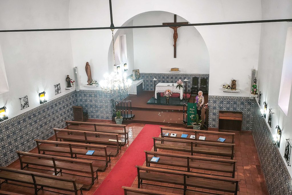 Interior da Igreja de Ponte de Sótão, em Góis